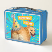 Corgi Kont Verjaardagshoed (Achterkant)