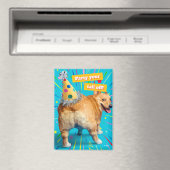 Corgi Kont Verjaardagshoed Magneet (Insitu (Vaatwasser))