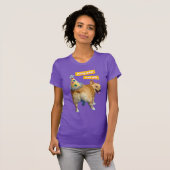 Corgi Kont Verjaardagshoed T-shirt (Voorkant volledig)