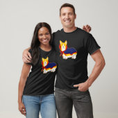 Corgi Kostuum Vampier T-shirt (Unisex)