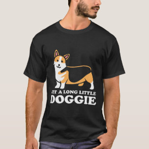 Corgi krijgt een lange Doggie T-shirt