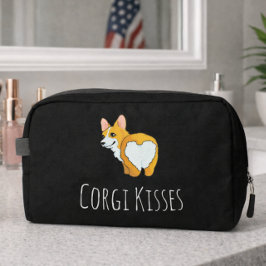 'Corgi Kusjes' Grappige Schattige Corgi Liefhebber Toilettasje
