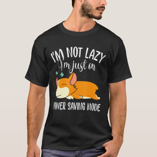 Corgi Lazy Sleeping Dog T-shirt (Voorkant)