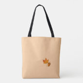 Corgi Leaf Leap Tote Bag (Achterkant)
