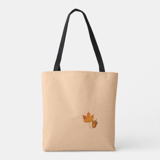 Corgi Leaf Leap Tote Bag (Achterkant)