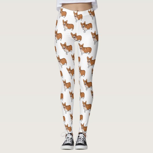 Corgi-Leggings Leggings (Voorkant)