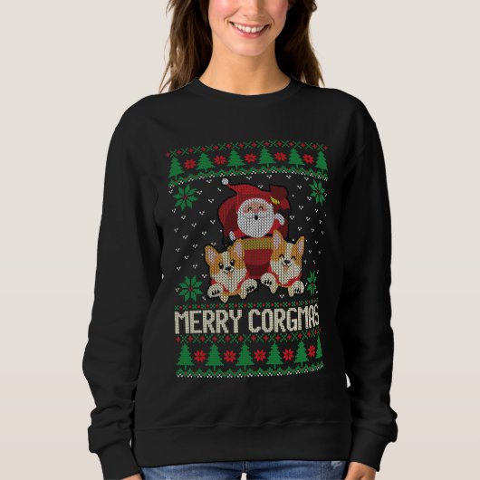 Corgi lelijke trui Xmas (Voorkant)