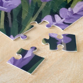 Corgi Lente Lavendelveld Schattig Hond Legpuzzel (Zijkant)