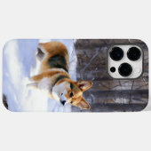 Corgi Let It Snow Kerstmis Case-Mate iPhone Case (Achterkant (horizontaal))