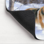 Corgi Let It Snow Kerstmis Muismat (Hoek)