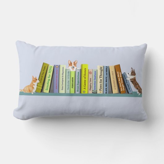 Corgi Library Sierkussen Kussen (Voorkant)