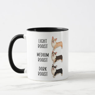 Corgi Licht Middel Donker Gebrande Koffie Liefhebb Mok