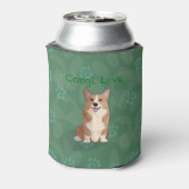 corgi-liefde blikjeskoeler (Blikje Achterkant)