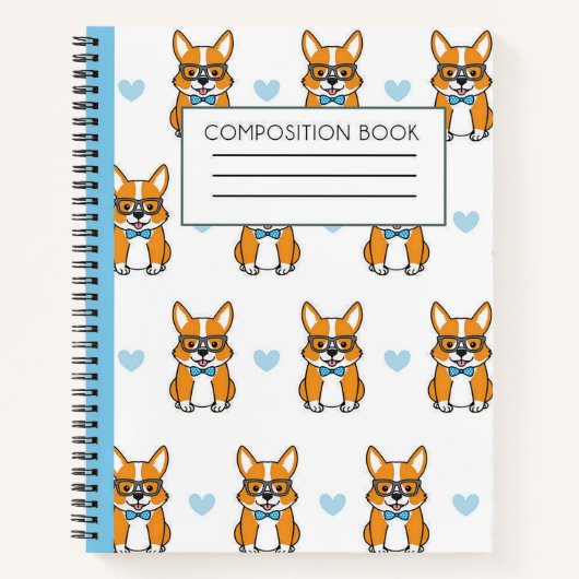 Corgi-liefde Notitieboek (Voorkant)