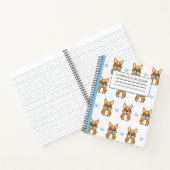 Corgi-liefde Notitieboek (Binnen)