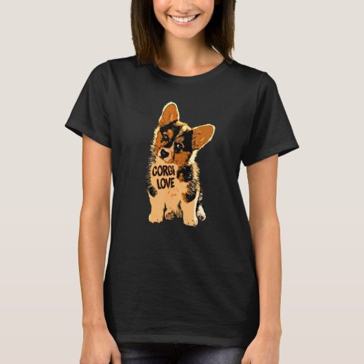 Corgi Liefde T-shirt (Voorkant)