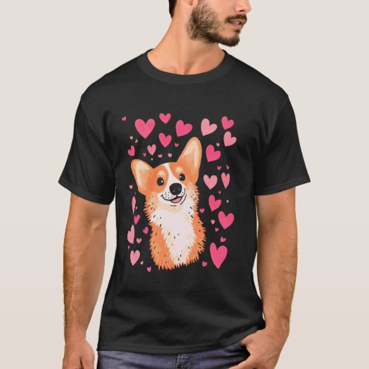 Corgi Liefde T-shirt (Voorkant)