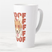 CORGI LIEFDE woof Latte Mok (Rechterhoek)