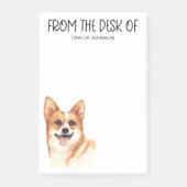 Corgi liefhebber post-it® notes (Voorkant)