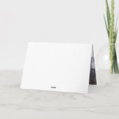 Corgi liet het sneeuwen Kerstmis Kaart (Achterkant)