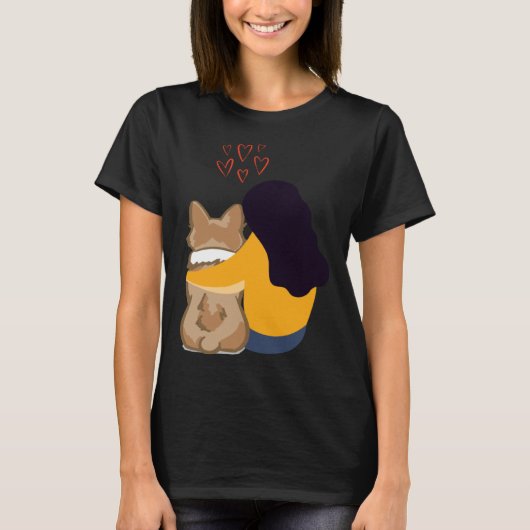 corgi life corgi t-shirt (Voorkant)