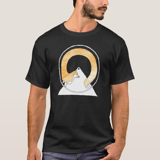 Corgi Looprad Workout T-shirt (Voorkant)