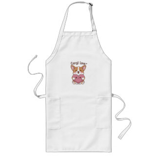 Corgi Love Apron Lang Schort