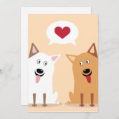 Corgi Love Feestdagenkaart (Voorkant / Achterkant)