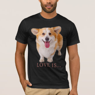 Corgi Love is Dog Mam Pap Puppy Pet Women Mannen K T-shirt