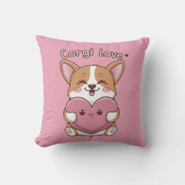 Corgi Love Kussen
