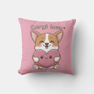 Corgi Love Kussen