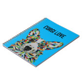 Corgi Love Notitieboek 6.5" x 8.75" (Linkerzijde)