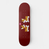 Corgi Love Persoonlijk Skateboard (Voorkant)