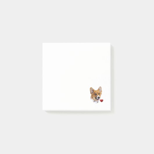 Corgi Love Post-it® Notes (Voorkant)