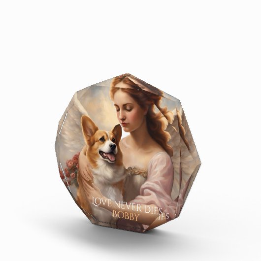 Corgi Love sterft nooit Memorial Fotoblokken (Rechts)