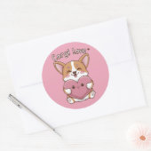 Corgi Love Sticker (Envelop)