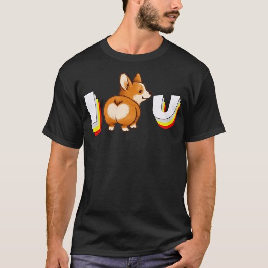 Corgi Love You T-shirt (Voorkant)