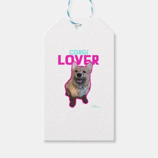 Corgi Lover Cadeaulabel (Voorkant)
