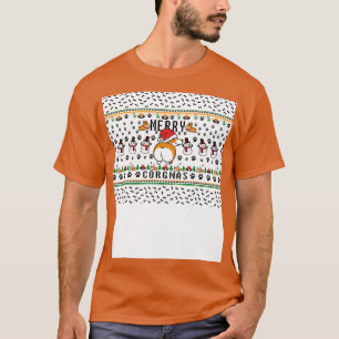 Corgi Lover Kerstmasker T-shirt