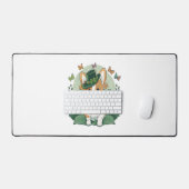 Corgi Lover Shamrock Happy St Patricks Day Bureaumat (Keyboard & Muis)