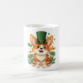 Corgi Lover Shamrock Happy St Patricks Day Koffiemok (Center)