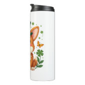 Corgi Lover Shamrock Happy St Patricks Day Thermosbeker (Geroteerd rechts)