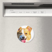 Corgi Low Poly Art Magneet (Insitu (Vaatwasser))