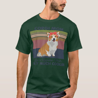 Corgi Ma Bandana Match Moederdag Dog L T-shirt