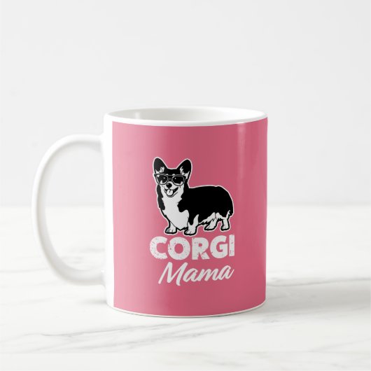 Corgi Ma Coffee Mok (Links)