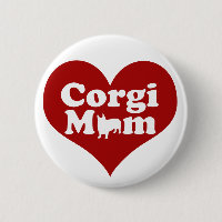 Corgi Ma Cute Red Heart