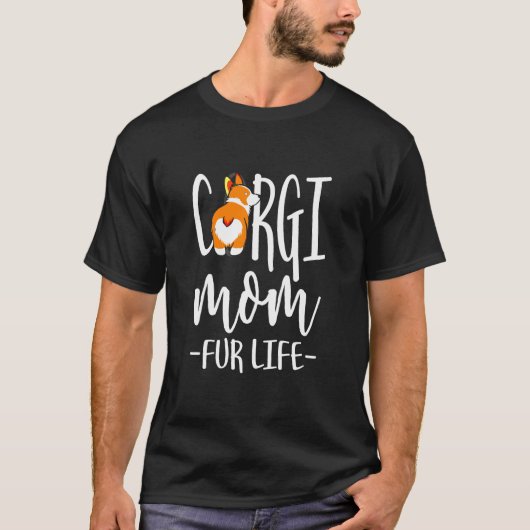 Corgi Ma Fur Life T-shirt (Voorkant)