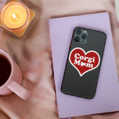 Corgi Ma Heart Sticker