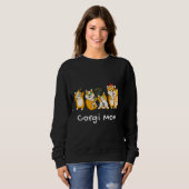 Corgi Ma Kerstparty Edition Trui (Voorkant volledig)