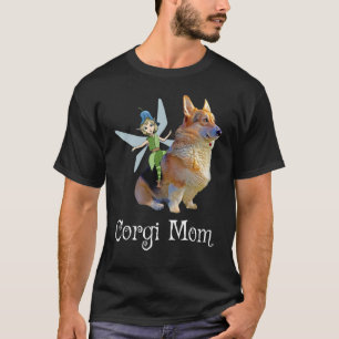 Corgi Ma Pembroke Welsh Corgi & Fairy Retro Dog T-shirt